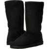 imageShoes 18 Womens Boots Mid Calf 12quot Australian Classic Tall Faux Sheepskin FurBlack Hs001