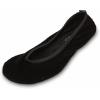 imageShoes 18 Womens Foldable Portable Travel Ballet Flat Shoes wMatching Carrying CaseMicro Black