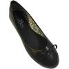 imageShoes8teen Womens Ballerina Ballet Flats Shoes Leopard ampamp Solids 14 Colors113 Black