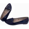 imageShoes8teen Womens Ballerina Ballet Flats Shoes Leopard ampamp Solids 14 Colors1800 Navy