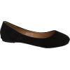 imageShoes8teen Womens Ballerina Ballet Flats Shoes Leopard ampamp Solids 14 Colors8600 Black Micro