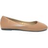 imageShoes8teen Womens Ballerina Ballet Flats Shoes Leopard ampamp Solids 14 Colors8600 Khaki Pu
