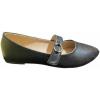 imageShoes8teen Womens Ballerina Ballet Flats Shoes Leopard ampamp Solids 14 Colors8700 Black Pu