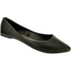 imageShoes8teen Womens Ballerina Ballet Flats Shoes Leopard ampamp Solids 14 ColorsBlack Pu Potol