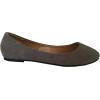 imageShoes8teen Womens Ballerina Ballet Flats Shoes Leopard ampamp Solids 14 ColorsGrey Micro