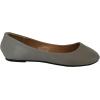 imageShoes8teen Womens Ballerina Ballet Flats Shoes Leopard ampamp Solids 14 ColorsGrey Pu 8600