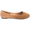 imageShoes8teen Womens Ballerina Ballet Flats Shoes Leopard ampamp Solids 14 ColorsKhaki 8600
