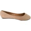 imageShoes8teen Womens Ballerina Ballet Flats Shoes Leopard ampamp Solids 14 ColorsNude Micro