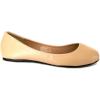 imageShoes8teen Womens Ballerina Ballet Flats Shoes Leopard ampamp Solids 14 ColorsNude Pu 8600