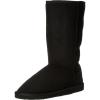 imageShoes 18 Womens Boots Mid Calf 12quot Australian Classic Tall Faux Sheepskin FurBlack Hs001