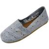 imageShoes 18 Womens Canvas Crochet Slip on ShoesGrey 3008
