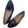 imageShoes8teen Womens Ballerina Ballet Flats Shoes Leopard ampamp Solids 14 Colors1800 Navy