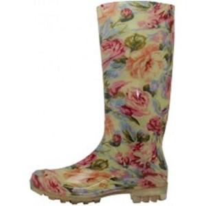 imageShoes 18 Womens Classic Rain BootFloral Rain