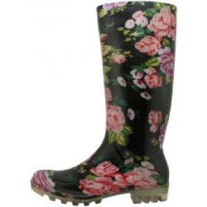 imageShoes 18 Womens Classic Rain BootRoses Print