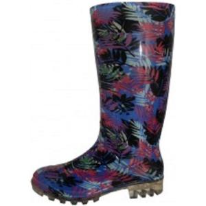imageShoes 18 Womens Classic Rain BootTropical Leaves