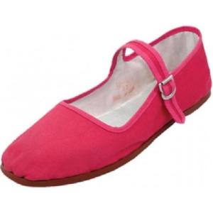 imageShoes 18 Womens Foldable Portable Travel Ballet Flat Shoes wMatching Carrying Case114 Fushia