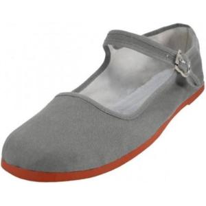 imageShoes 18 Womens Foldable Portable Travel Ballet Flat Shoes wMatching Carrying Case114 Grey