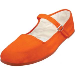 imageShoes 18 Womens Foldable Portable Travel Ballet Flat Shoes wMatching Carrying Case114 Orange