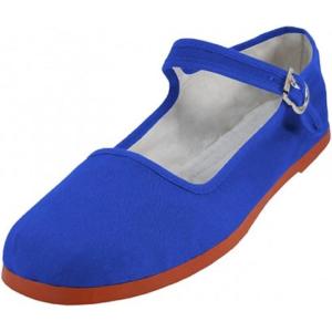 imageShoes 18 Womens Foldable Portable Travel Ballet Flat Shoes wMatching Carrying Case114 Royal