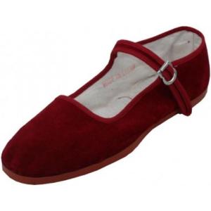 imageShoes 18 Womens Foldable Portable Travel Ballet Flat Shoes wMatching Carrying Case118 Burgundy Micro