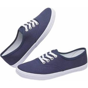 imageShoes8teen Womens Canvas Decks Sneakers 18 Colors AvailableNavy 324