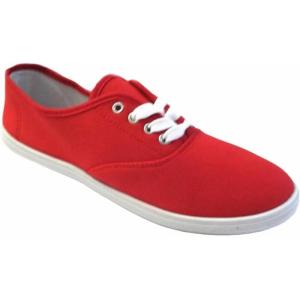 imageShoes8teen Womens Canvas Decks Sneakers 18 Colors AvailableRed 324