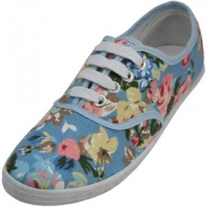 imageShoes8teen Womens Canvas Decks Sneakers 18 Colors AvailableSky Rose