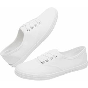 imageShoes8teen Womens Canvas Decks Sneakers 18 Colors AvailableWhite 324