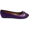 imageShoes 18 Womens Ballerina Ballet Flats Shoe with Bow8500 Purple
