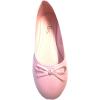 imageShoes 18 Womens Ballerina Ballet Flats Shoe with BowPink