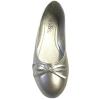 imageShoes 18 Womens Ballerina Ballet Flats Shoe with BowSilver