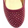imageShoes 18 Womens Faux Suede Rhinestone Ballerina Ballet Flats Shoes4021 Berry