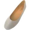imageShoes 18 Womens Faux Suede Rhinestone Ballerina Ballet Flats Shoes4021 Grey