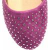 imageShoes 18 Womens Faux Suede Rhinestone Ballerina Ballet Flats Shoes4021 Purple