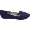 imageShoes 18 Womens Faux Suede Rhinestone Ballerina Ballet Flats Shoes4024 Navy