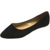 imageShoes 18 Womens Faux Suede Rhinestone Ballerina Ballet Flats Shoes8800 Black Micro