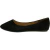 imageShoes 18 Womens Faux Suede Rhinestone Ballerina Ballet Flats Shoes8800 Black Micro