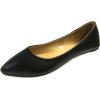 imageShoes 18 Womens Faux Suede Rhinestone Ballerina Ballet Flats Shoes8800 Black Pu