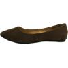 imageShoes 18 Womens Faux Suede Rhinestone Ballerina Ballet Flats Shoes8800 Brown Micro