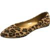imageShoes 18 Womens Faux Suede Rhinestone Ballerina Ballet Flats Shoes8800 Leopard Micro