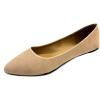 imageShoes 18 Womens Faux Suede Rhinestone Ballerina Ballet Flats Shoes8800 Nude Micro