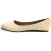 imageShoes 18 Womens Faux Suede Rhinestone Ballerina Ballet Flats Shoes8800 Nude Pu