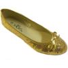 imageShoes8teen Womens Sequin Ballet Flat2001b Gold