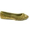 imageShoes8teen Womens Sequin Ballet Flat2001b Gold