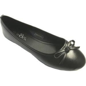 imageShoes 18 Womens Ballerina Ballet Flats Shoe with BowBlack