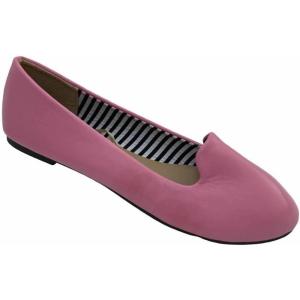 imageShoes 18 Womens Faux Suede Rhinestone Ballerina Ballet Flats Shoes4024 Pink Pu