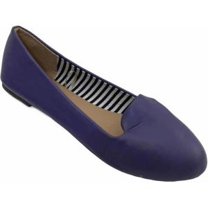 imageShoes 18 Womens Faux Suede Rhinestone Ballerina Ballet Flats Shoes4024 Purple Pu