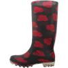 imageShoes8teen Womens Basic Rain Boots Red Rose 10