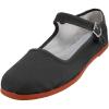 image:imageShoes 18 Womens Cotton China Doll Mary Jane Shoes Ballerina Ballet Flats Shoes 114 Black Canvas 5