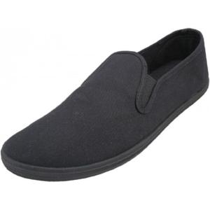 image:imageShoes 18 Mens Casual Lace Up amp Slip On Canvas Sneaker ShoesBlack